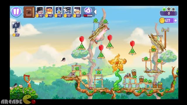 Angry Birds Stella: New Level Unlocked Beach Day - Golden Flower Level 61 Walkthrough 3 Stars смотреть онлайн