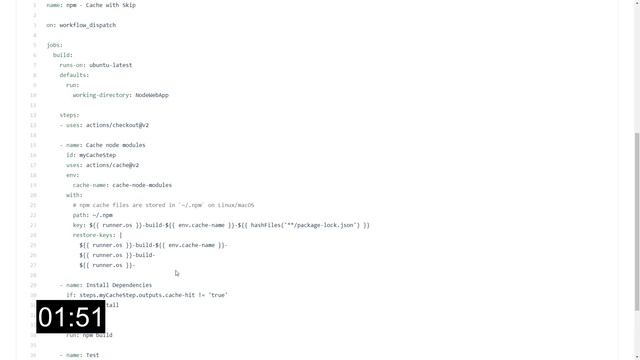 Caching Dependencies to SPEED UP Workflows in GitHub Actions смотреть онлайн