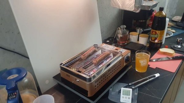 второй тест гриля Master Grill TG-010 в домашних условиях