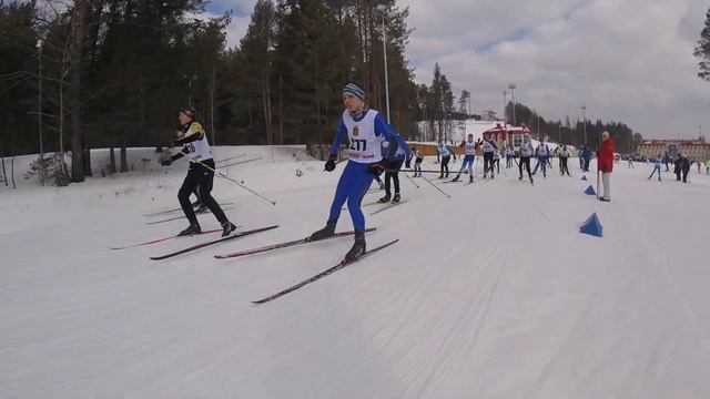 Воробьев Артем на дистанции,"Аист" Нижний Тагил.10 км. смотреть онлайн
