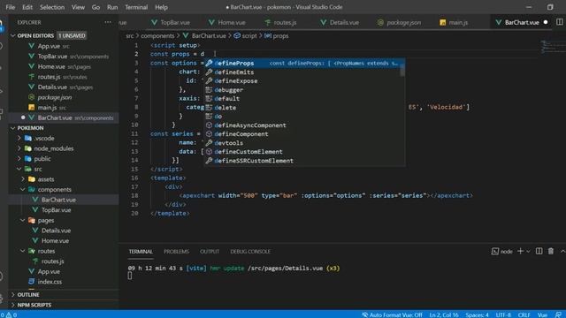ApexChart con la composition API, Parte 10 смотреть онлайн
