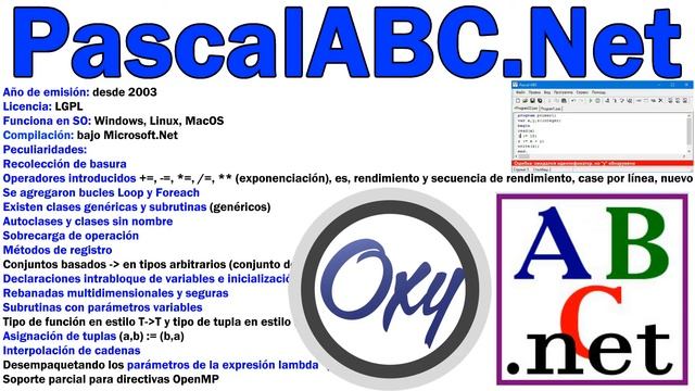 PascalABC.NET Descripción general IDE / Descargar, instalar, desinstalar / pascal abc Net FrameWork смотреть онлайн