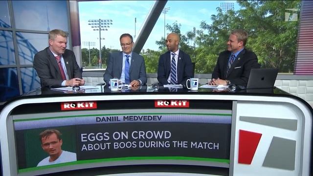 Tennis Channel Live: Daniil Medvedev Eggs on Boos After US Open Third Round Win смотреть онлайн