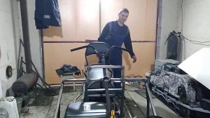 Обзор Снегоход Сибиряк сделал рулевое и глушитель ( часть 6)