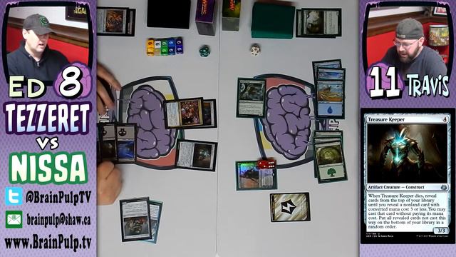 MTG - Tezzeret vs Nissa: Planeswalker Deck Showdown! "The Mana Cave" (Ep.60) смотреть онлайн