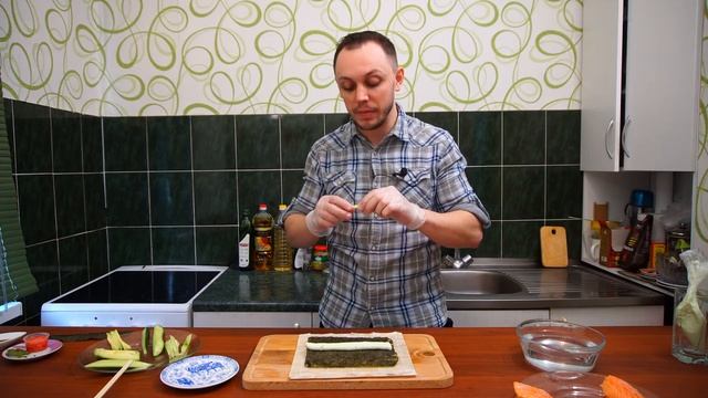 Роллы филадельфия дома простой праздничный рецепт на ужин и обед! смотреть онлайн