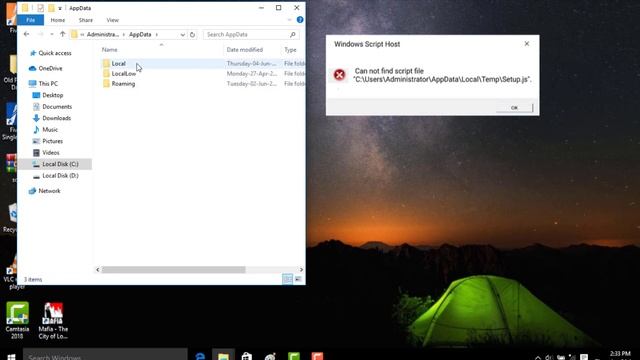 How To Fix Windows Script Host Error - Cannot Find Script File - Windows 10/8/7 смотреть онлайн