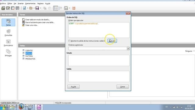 Script base de datos Supermercado Libreoffice смотреть онлайн