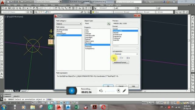 How to Calculate XYZ Co ordinate In Auto Cad Without Any Lisp смотреть онлайн