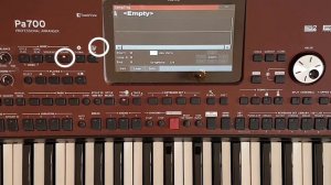 Korg pa700: Создание звуков