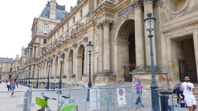 【4K】??Paris Walking Tour - Palais Royal - Musée du Louvre - September 2021 смотреть онлайн