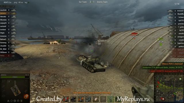 WOT: Port - KV-1S - 2 frags смотреть онлайн
