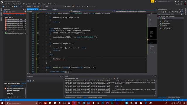 Growing Trie's - Lets Make a Simple Prefix Tree in C# смотреть онлайн
