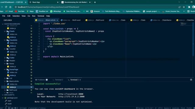 ReactJS || Mini-Project Covid -19 Dashboard || CCBP 4.0 || NXTWAVE — CCBP IDE Google Chrome 2022 0 смотреть онлайн