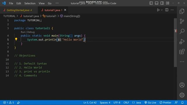 GETTING STARTED | JAVA FOR ABSOLUTE BEGINNERS смотреть онлайн