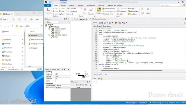 2 SQL like query on Excel | Connecting Ansys & Excel, the IRONPYTHON way | Ansys Python Tutorials смотреть онлайн