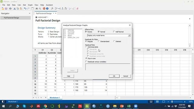 2^K Full Factorial DOE Using Minitab (Part-1) (in English) смотреть онлайн