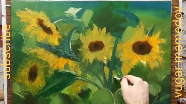 Подсолнухи Sunflowers Vugar Mamedov