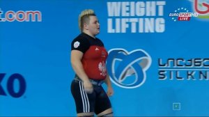 Тяжелая атлетика. Чемпионат Европы 2015 г. Женщины свыше 75 кг. Супертяжи.