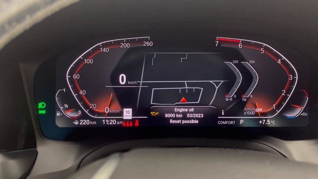 G20 2019/2020/2021/2022/2023 BMW 330 3 Series Oil Change Brake Fluid Reset CBS Reset 宝马3系 机油 刹车油 重置