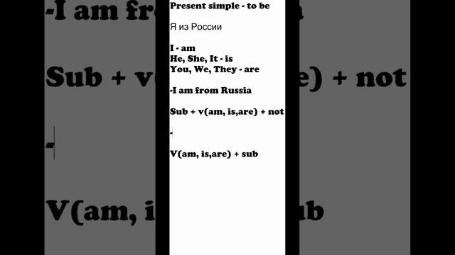 Глагол to be в Present Simple - практика на английском языке смотреть онлайн