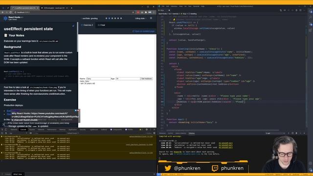 03 - Let's learn React Hooks with EpicReact.Dev! смотреть онлайн