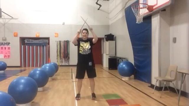 Rhythm Stick Routine- we will rock you смотреть онлайн