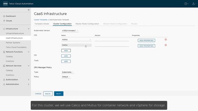 Telco Cloud Automation – CaaS Automation смотреть онлайн