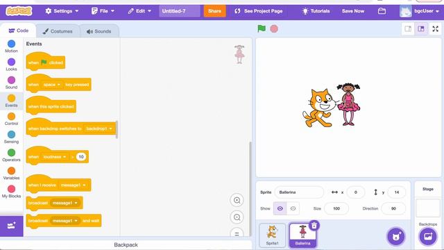How to Code in Scratch | Episode 1/8 of Code Along Jr. from Black Girls Code смотреть онлайн