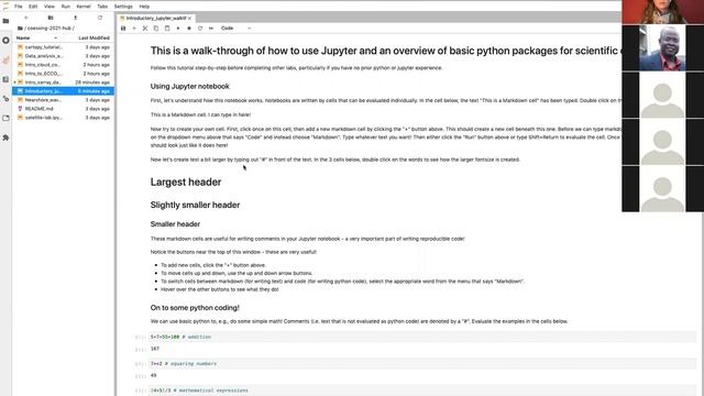 COESSING 2021: Python tutorial "Intro to Python/Cloud Computing" смотреть онлайн