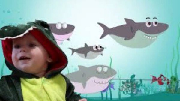 Акуленок (Baby Shark)-песенки для детей |Весёлый танец для детей| Мультики для детей