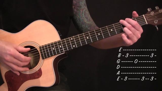 A Perfect Circle - 3 Libras - Acoustic Guitar Lesson(WARNING: TUNING FLAW) смотреть онлайн