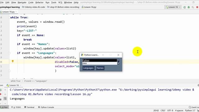 Python GUI with PySimpleGUI - easy learn 16 смотреть онлайн