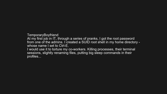 r/askreddit | Computer scientists of Reddit most unsettling piece of code that you've written? смотреть онлайн