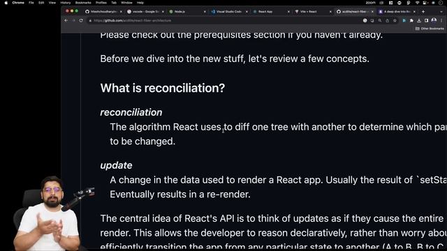 06 Virtual DOM, Fibre and reconciliation смотреть онлайн