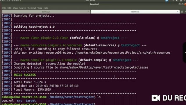 Maven commands to build maven project. Maven Tutorial part 7. смотреть онлайн