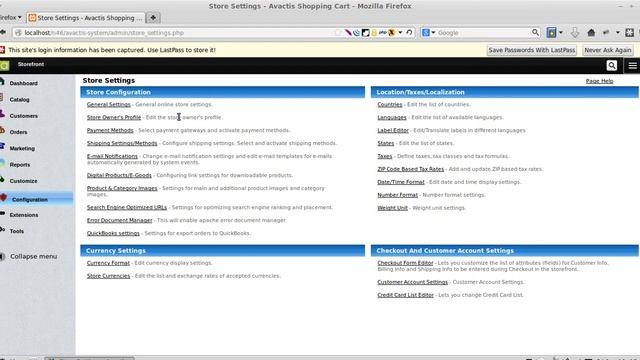 Free PHP shopping cart - Set up Store Owner's profile in Avactis смотреть онлайн