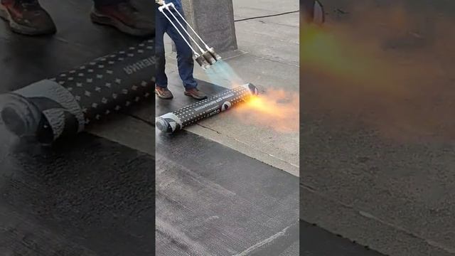Кровельная мощная горелка. смотреть онлайн