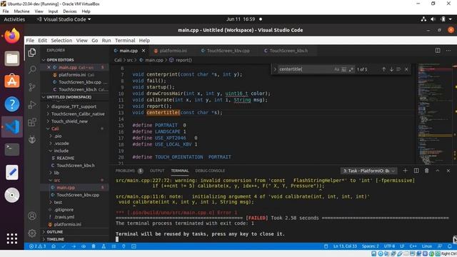 TFT Touch Screen shield (ILI9341 8 bit) + Uno, calibration and simple touch drawing example. смотреть онлайн