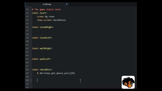 Renpy Making A Player Controlled Walk
