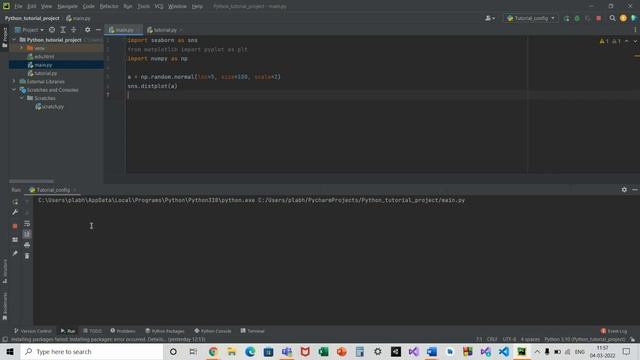 Distplot function problem in seaborn смотреть онлайн