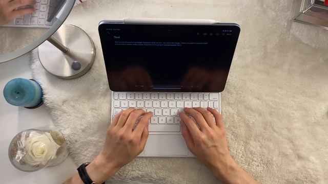 Apple Magic Keyboard (White) - Unboxing + Typing ASMR смотреть онлайн