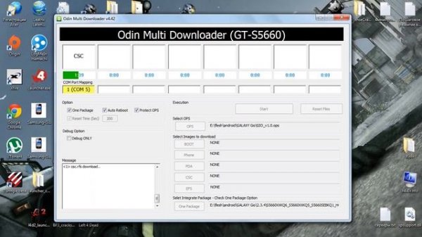 Как прошить Android телефон через Odin(Galaxy Gio)
