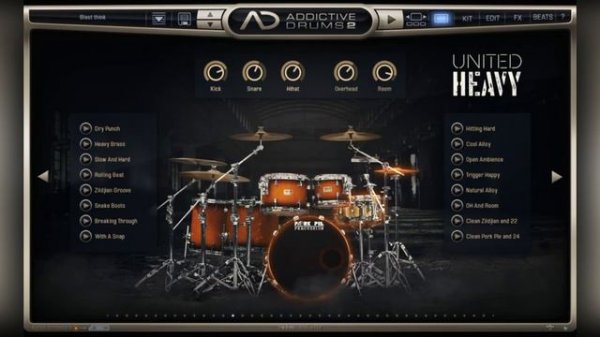 Addictive Drums 2 | Modern drum preset | United HEAVY
