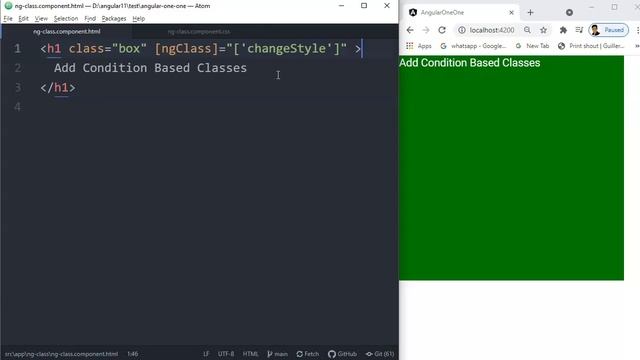 NgClass | Angular Conditional Class | ngClass Angular | Angular ngClass смотреть онлайн