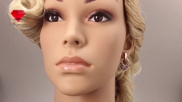 Bije.ru: Позолоченные серьги с разноцветными кристаллами Сваровски Alfgerdur (Аульвгердюр) смотреть онлайн