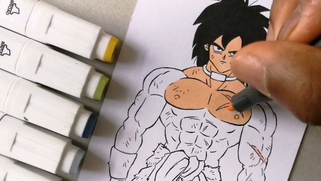Drawing BROLY Base Form NEW MOVIE Style! смотреть онлайн