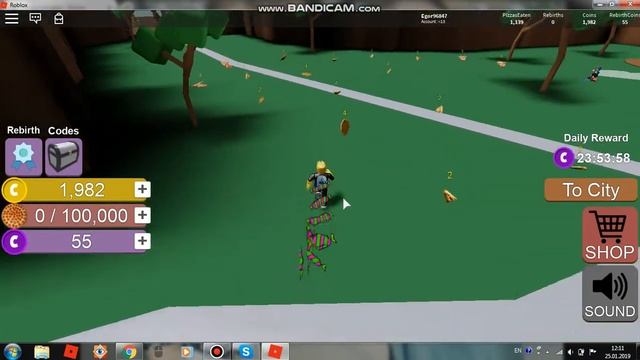 Роблокс! КОДЫ! ПИЦЦА СИМУЛЯТОР!!! смотреть онлайн