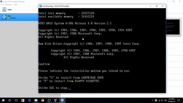 How to install UNIX on Virtual Box in Windows 10 смотреть онлайн