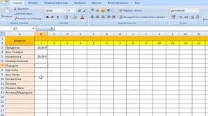 СЕМЕЙНЫЙ БЮДЖЕТ С ПОМОЩЬЮ ТАБЛИЦ Microsoft Excel